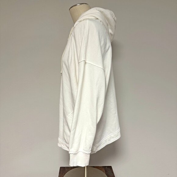 Aerie Beach Weekend Henley Oversized Pullover Hoodie - Picture 5 of 9